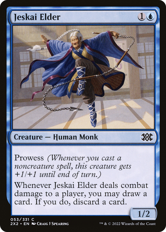 Jeskai Elder (2X2-053) - Double Masters 2022 Foil