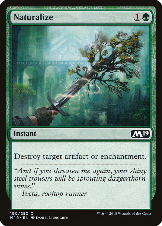 Naturalize (M19-190) - Core Set 2019