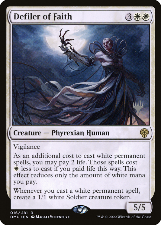 Defiler of Faith (PDMU-16P) - Dominaria United Promos