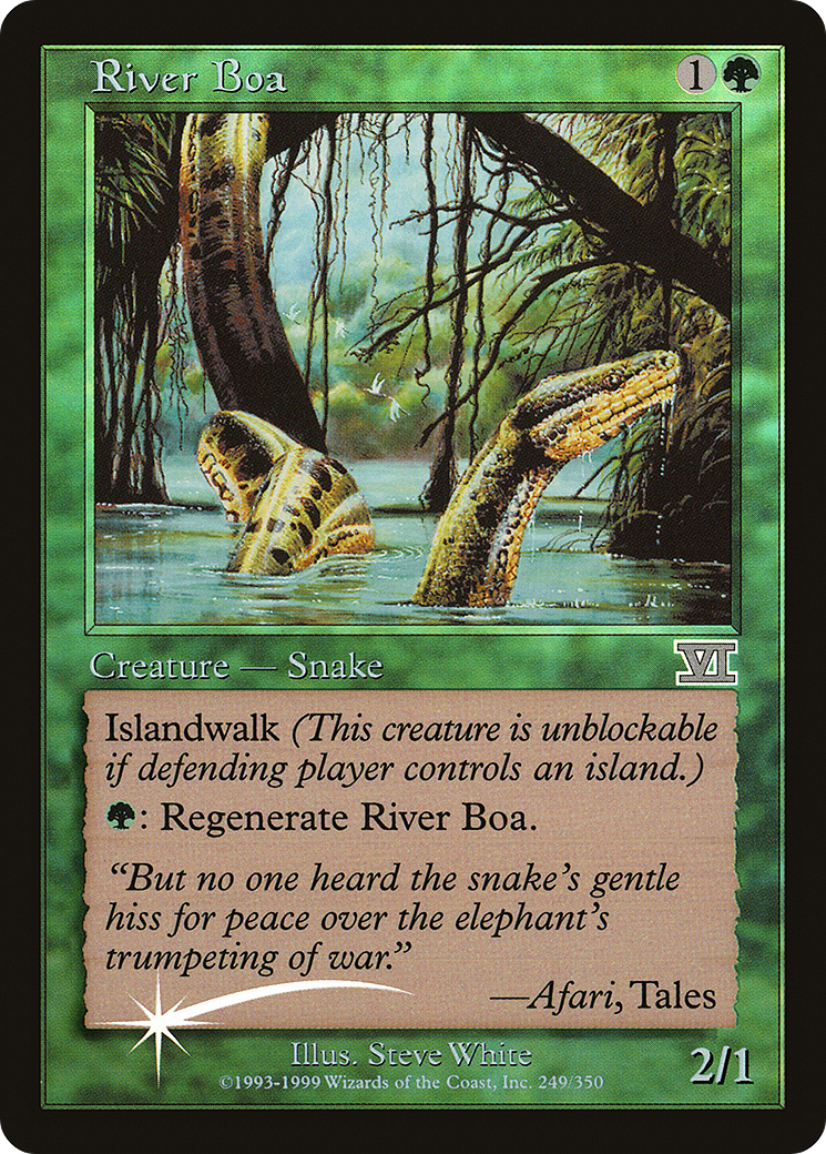 River Boa (FNM-001) - Friday Night Magic 2000 Foil