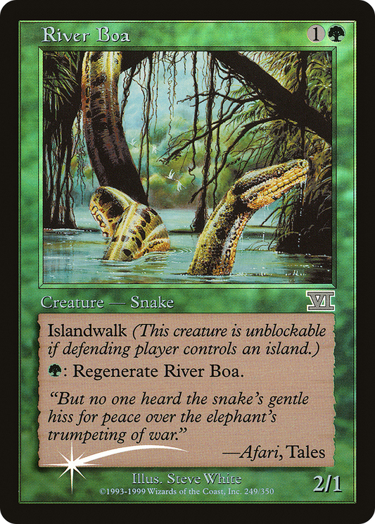 River Boa (FNM-001) - Friday Night Magic 2000 Foil