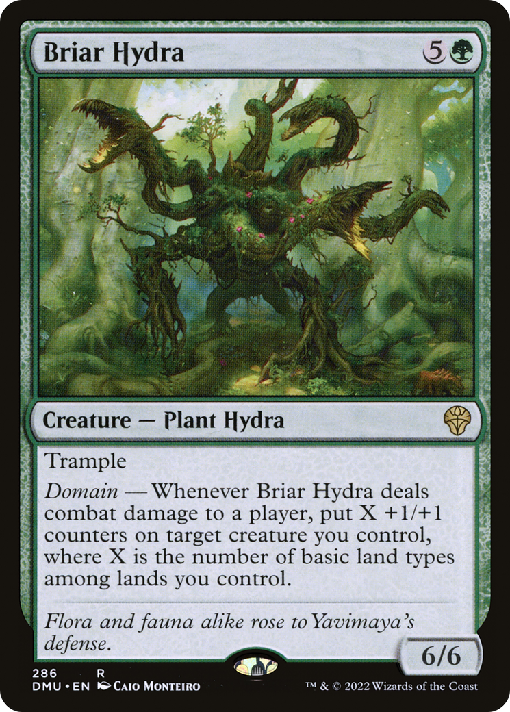 Briar Hydra (DMU-286) - Dominaria United Foil