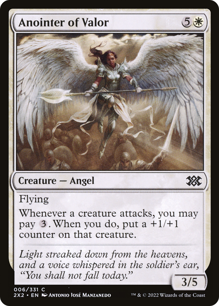 Anointer of Valor (2X2-006) - Double Masters 2022 Foil