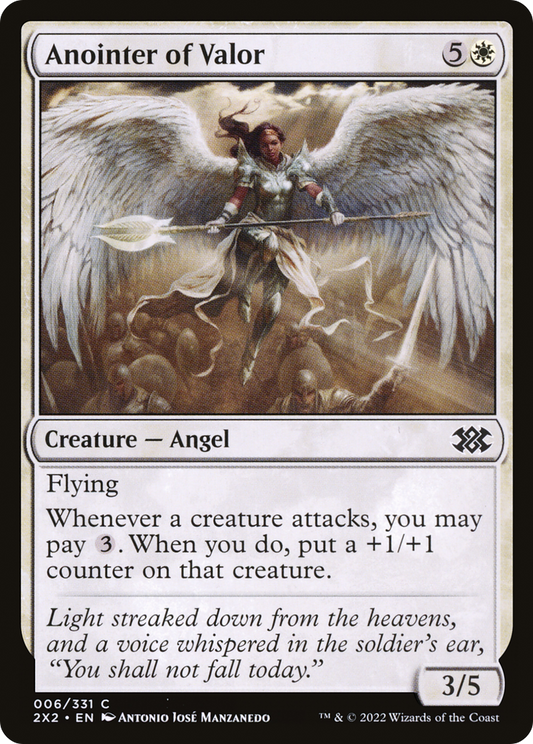 Anointer of Valor (2X2-006) - Double Masters 2022 Foil