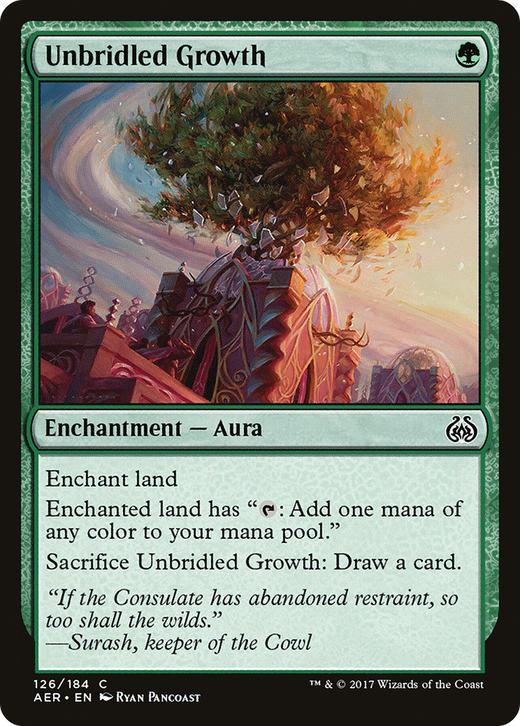 Unbridled Growth (AER-126) - Aether Revolt Foil