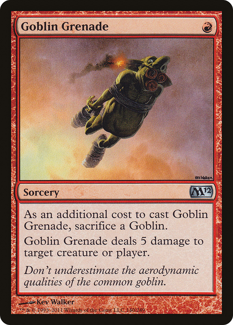 Goblin Grenade (M12-140) - Magic 2012