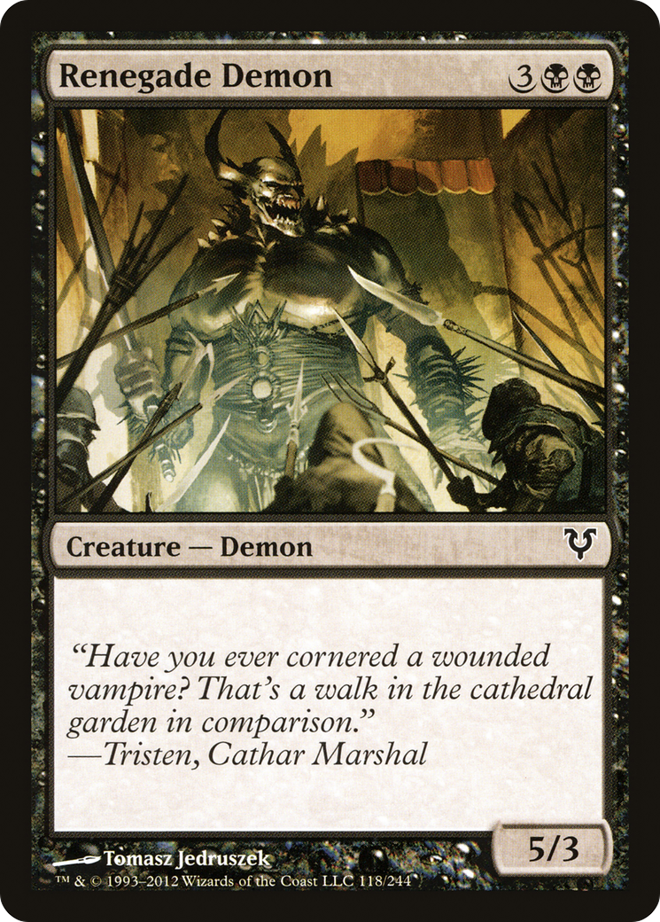 Renegade Demon (AVR-118) - Avacyn Restored Foil