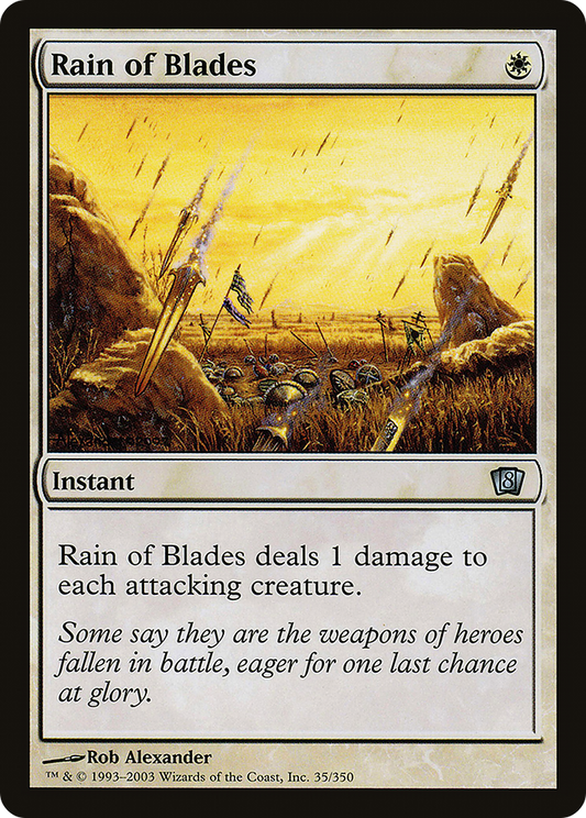 Rain of Blades (8ED-35★) - Eighth Edition Foil