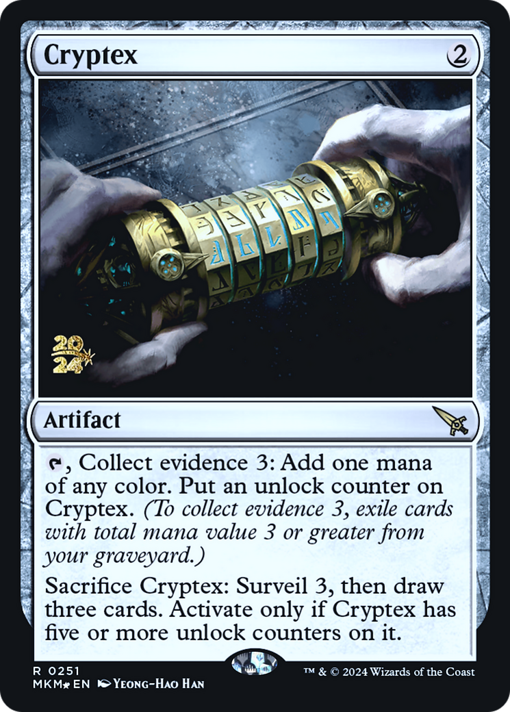 Cryptex (PRE-251) - Murders at Karlov Manor Promos (Prerelease) Foil
