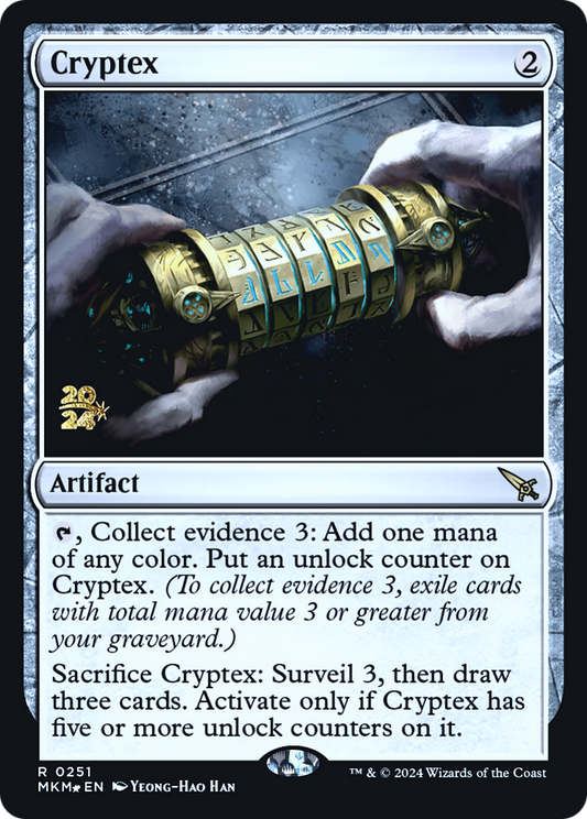 Cryptex (PRE-251) - Murders at Karlov Manor Promos (Prerelease) Foil