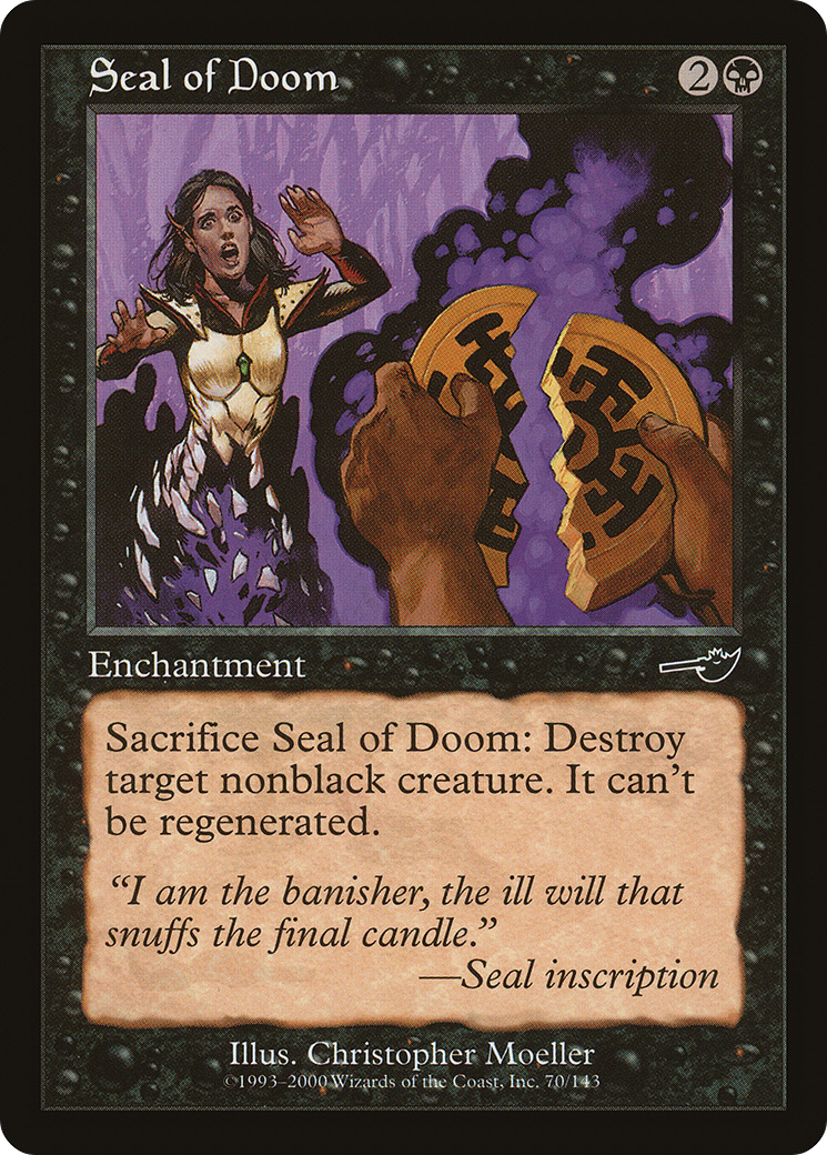 Seal of Doom (NEM-070) - Nemesis Foil