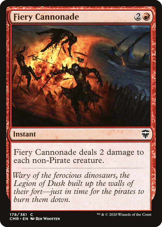 Fiery Cannonade (CMR-178) - Commander Legends Foil