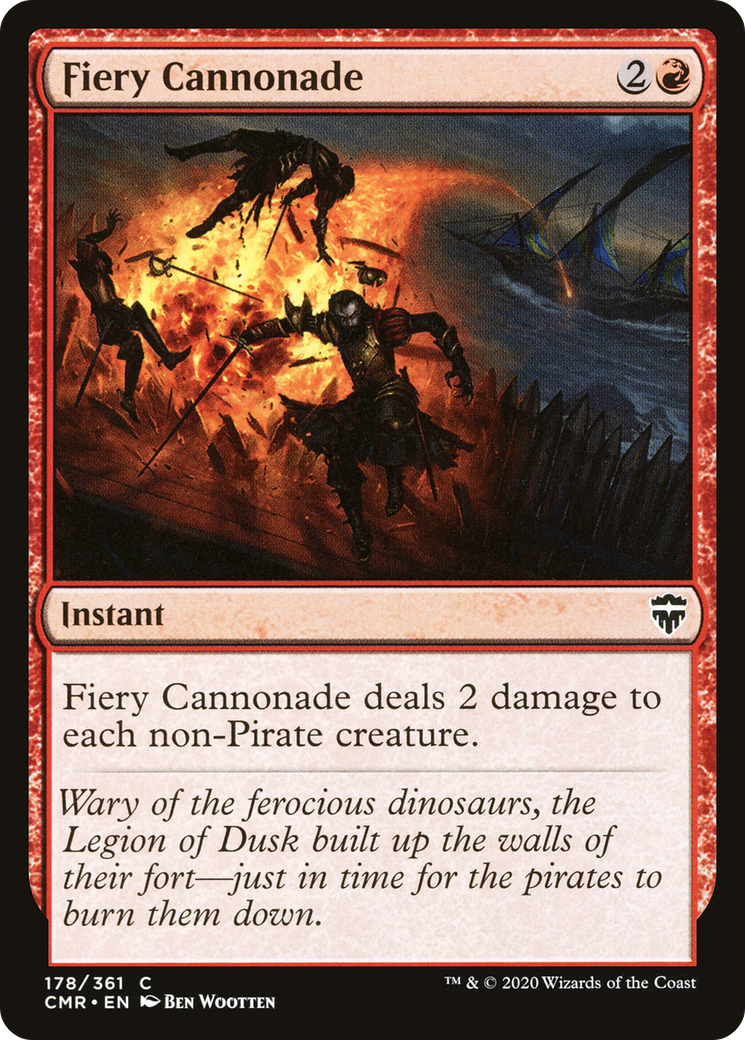 Fiery Cannonade (CMR-178) - Commander Legends