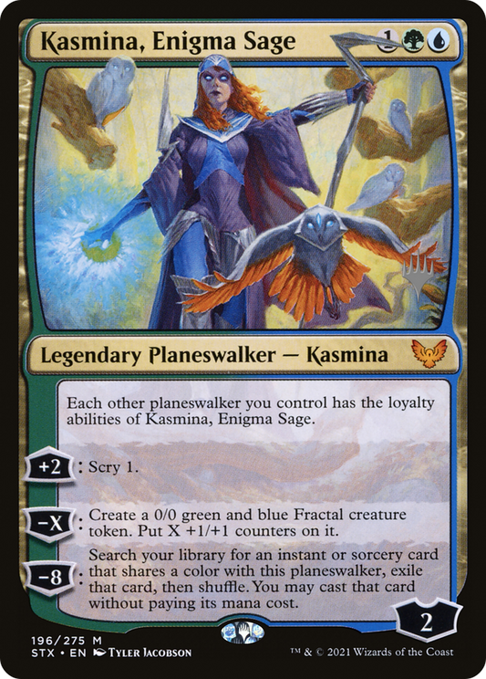 Kasmina, Enigma Sage (PSTX-196P) - Strixhaven: School of Mages Promos