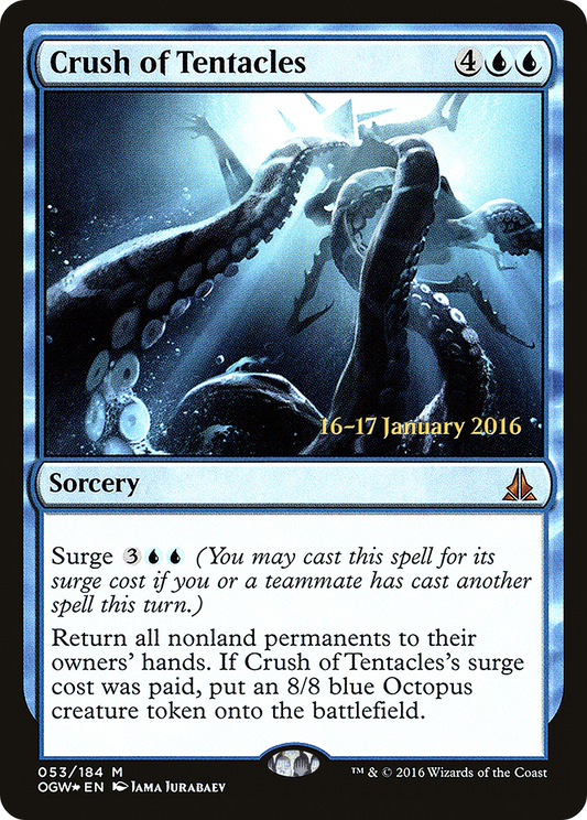 Crush of Tentacles (POGW-53S) - Oath of the Gatewatch Promos Foil