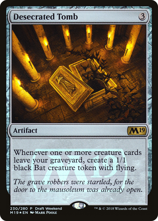 Desecrated Tomb (PM19-230) - Core Set 2019 Promos Foil