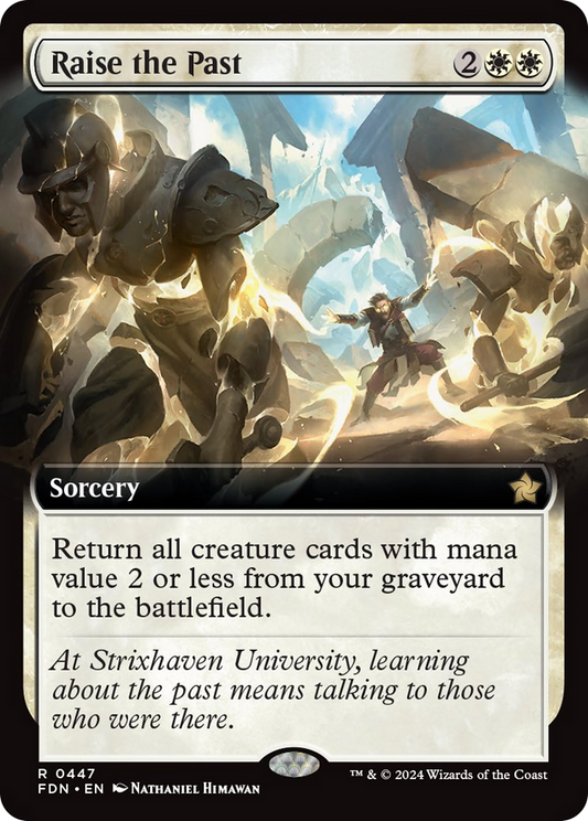 Raise the Past (FDN-447) - Foundations: (Extended Art) Foil