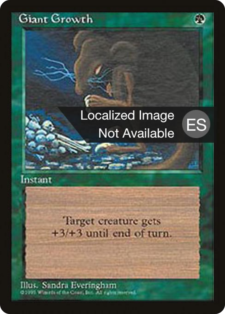 Giant Growth (4BB-248) - Fourth Edition Foreign Black Border