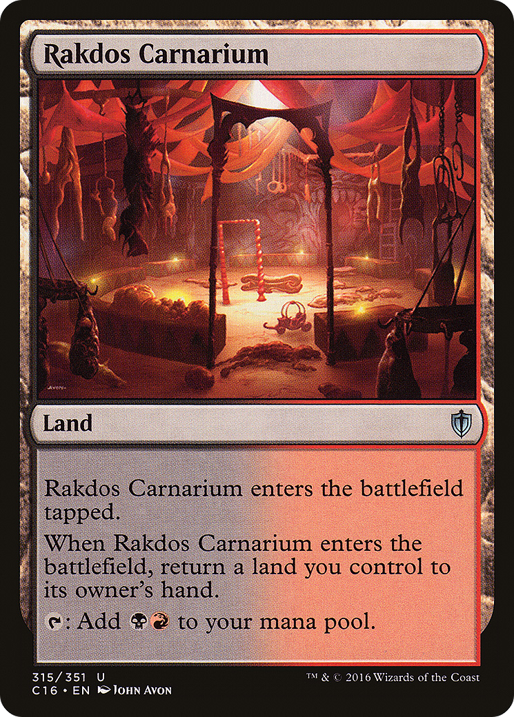 Rakdos Carnarium (C16-315) - Commander 2016