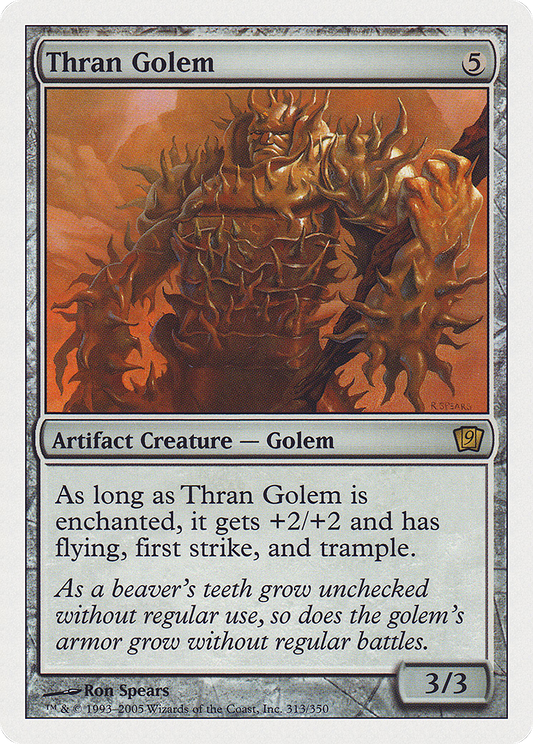 Thran Golem (9ED-313) - Ninth Edition