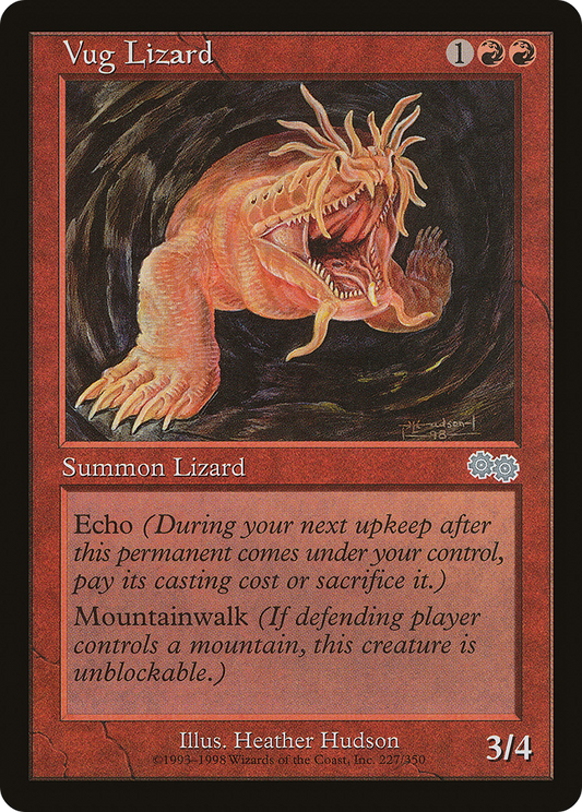 Vug Lizard (USG-227) - Urza's Saga