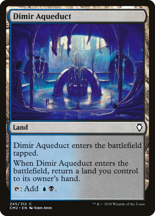 Dimir Aqueduct (CM2-245) - Commander Anthology Volume II