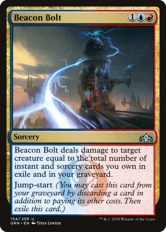 Beacon Bolt (GRN-154) - Guilds of Ravnica Foil