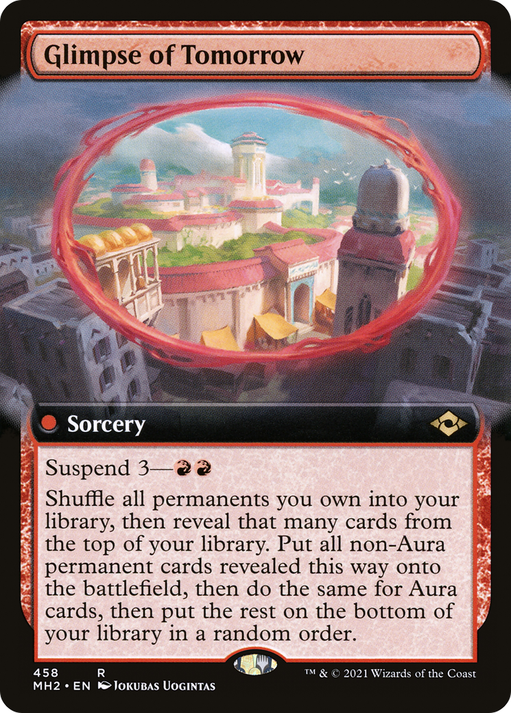 Glimpse of Tomorrow (MH2-458) - Modern Horizons 2: (Extended Art)