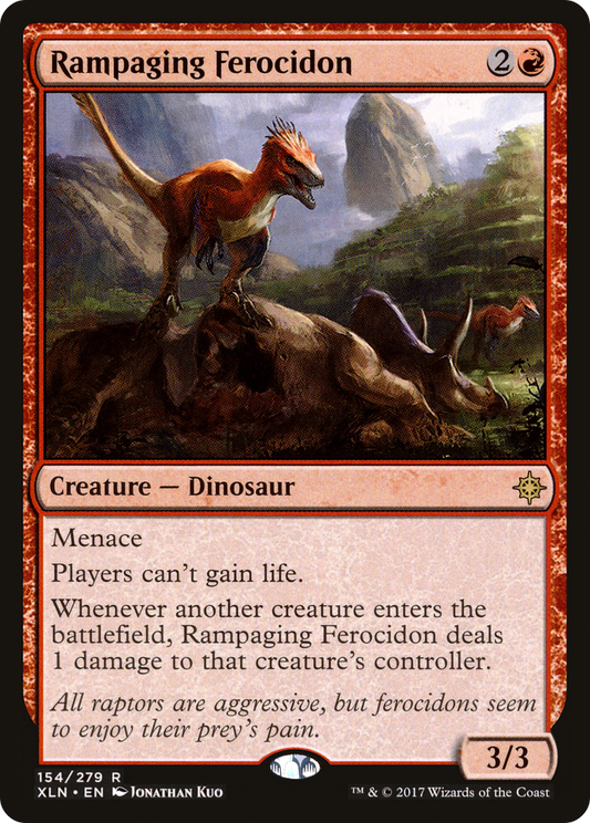 Rampaging Ferocidon (XLN-154) - Ixalan Foil