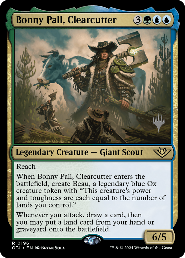 Bonny Pall, Clearcutter (POTJ-196P) - Outlaws of Thunder Junction Promos