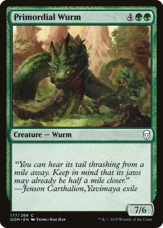 Primordial Wurm (DOM-177) - Dominaria