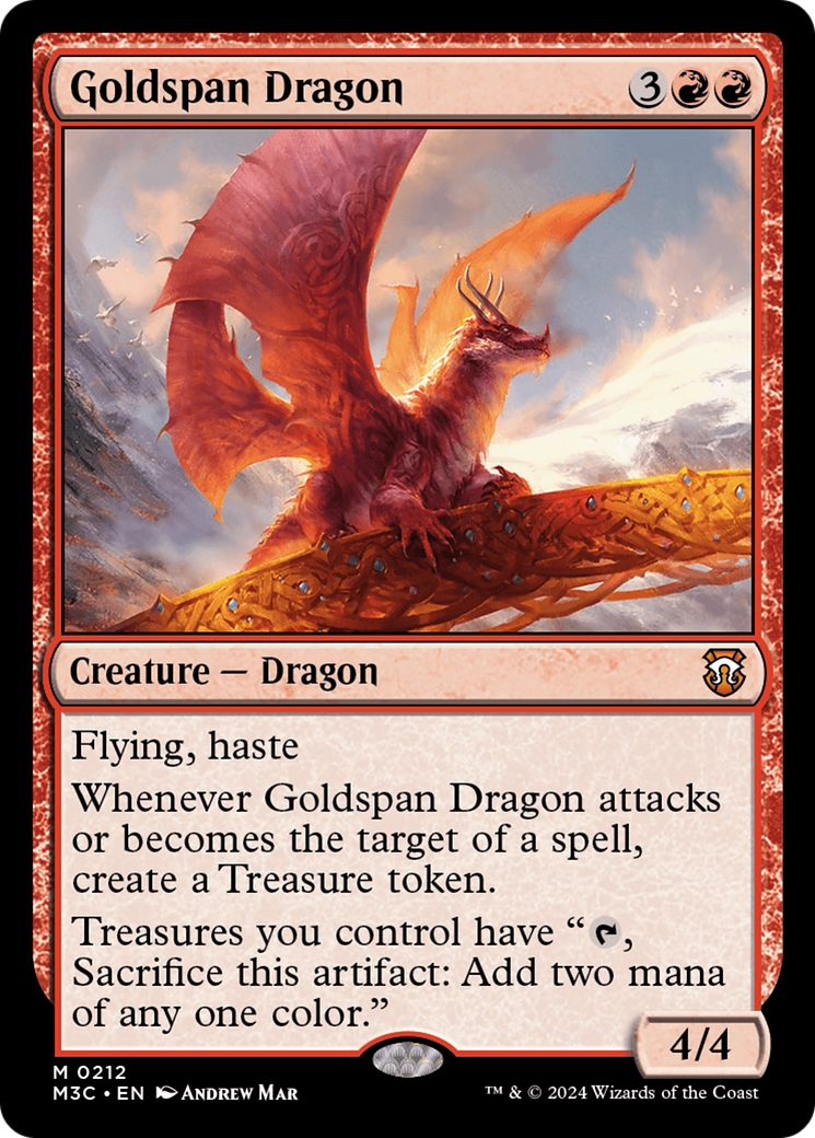 Goldspan Dragon (M3C-212) - Modern Horizons 3 Commander Foil