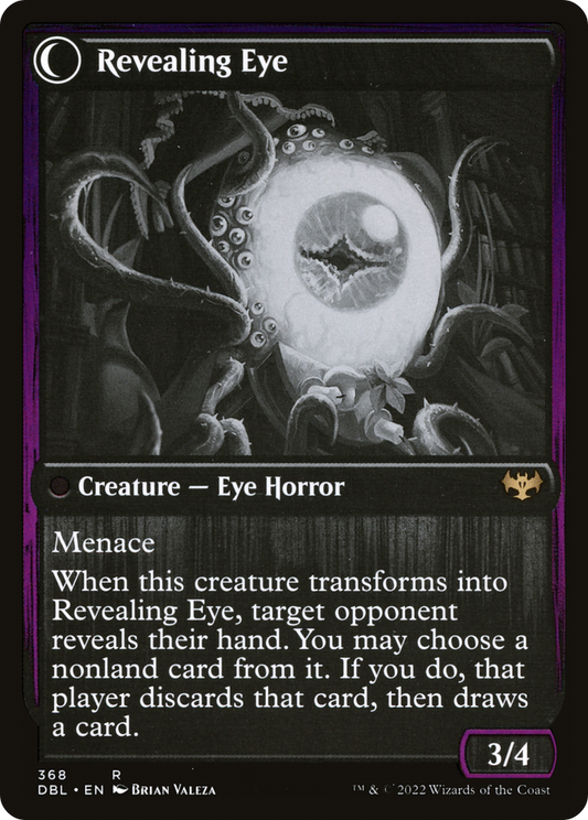 Concealing Curtains // Revealing Eye (DBL-368) - Innistrad: Double Feature: (Double Faced Transform) Foil