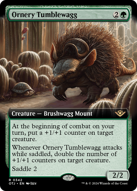 Ornery Tumblewagg (OTJ-342) - Outlaws of Thunder Junction: (Extended Art) Foil