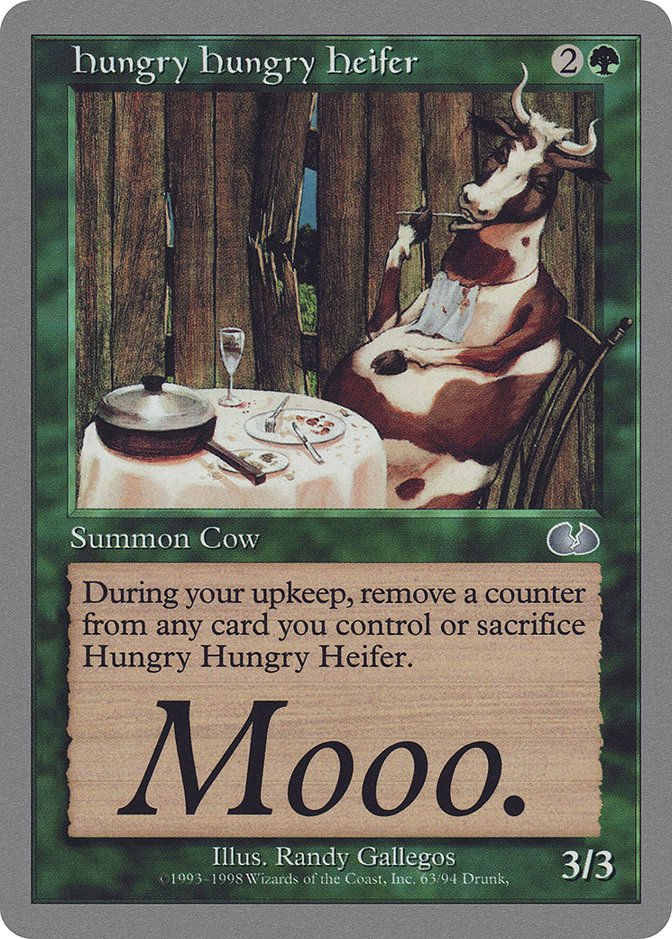 Hungry Hungry Heifer (UGL-063) - Unglued