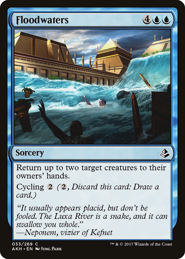 Floodwaters (AKH-053) - Amonkhet Foil