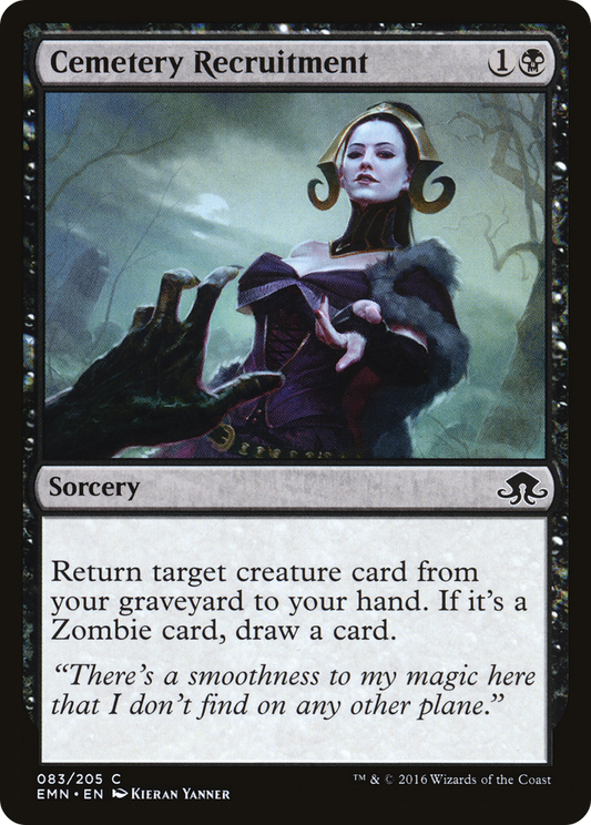 Cemetery Recruitment (EMN-083) - Eldritch Moon Foil