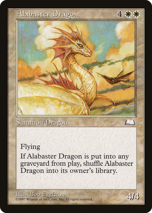 Alabaster Dragon (WTH-002) - Weatherlight