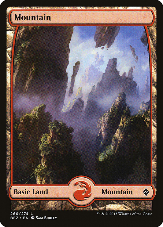 Mountain (BFZ-266) - Battle for Zendikar