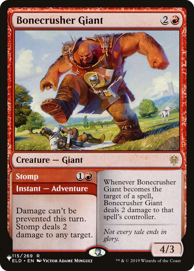 Bonecrusher Giant // Stomp (LIST-ELD-115) - The List