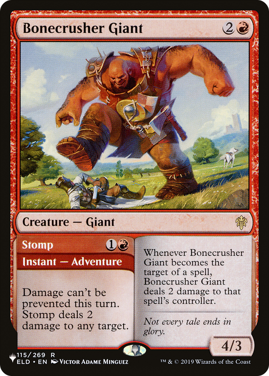 Bonecrusher Giant // Stomp (LIST-ELD-115) - The List