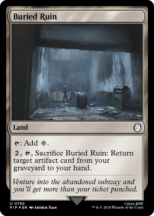 Buried Ruin (PIP-782) - Fallout Foil