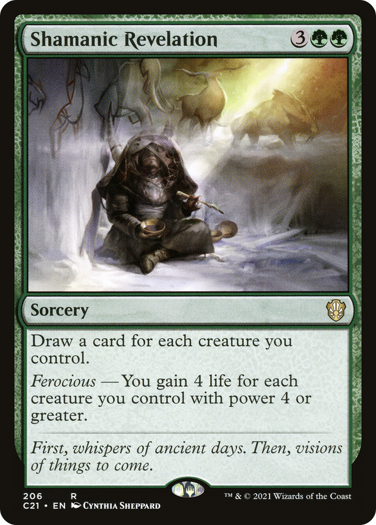 Shamanic Revelation (C21-206) - Commander 2021