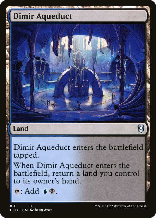 Dimir Aqueduct (CLB-891) - Commander Legends: Battle for Baldur's Gate