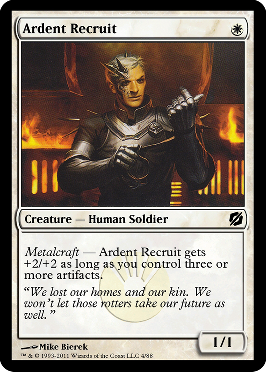 Ardent Recruit (TD2-004) - Duel Decks: Mirrodin Pure vs. New Phyrexia