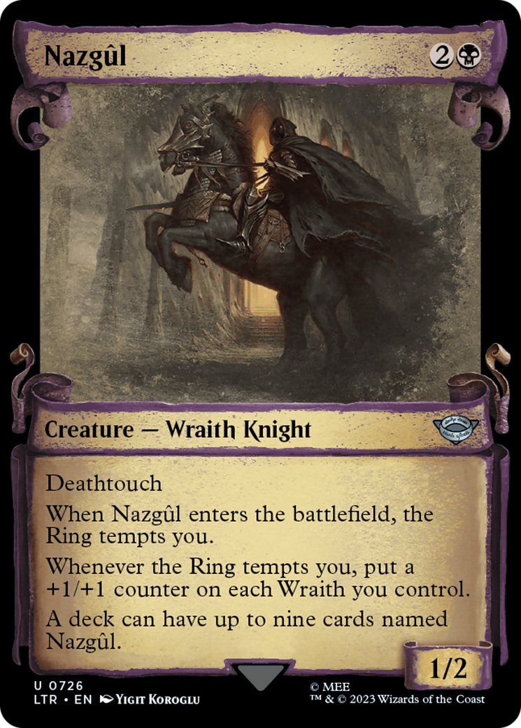 Nazgûl (LTR-726) - The Lord of the Rings: Tales of Middle-earth: (Showcase) Foil