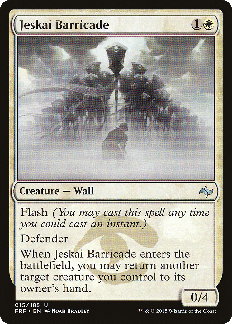 Jeskai Barricade (FRF-015) - Fate Reforged