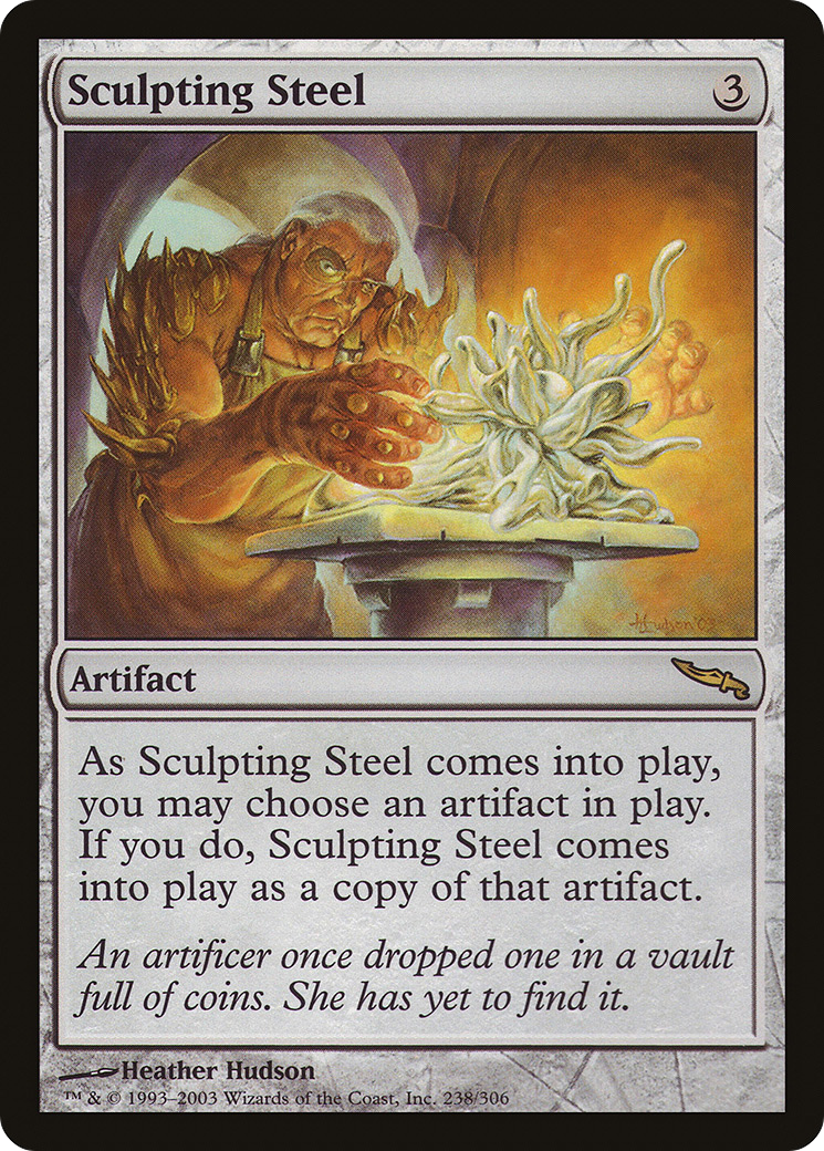 Sculpting Steel (MRD-238) - Mirrodin Foil