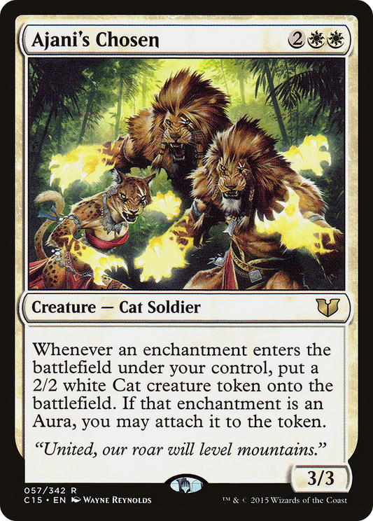 Ajani's Chosen (C15-057) - Commander 2015