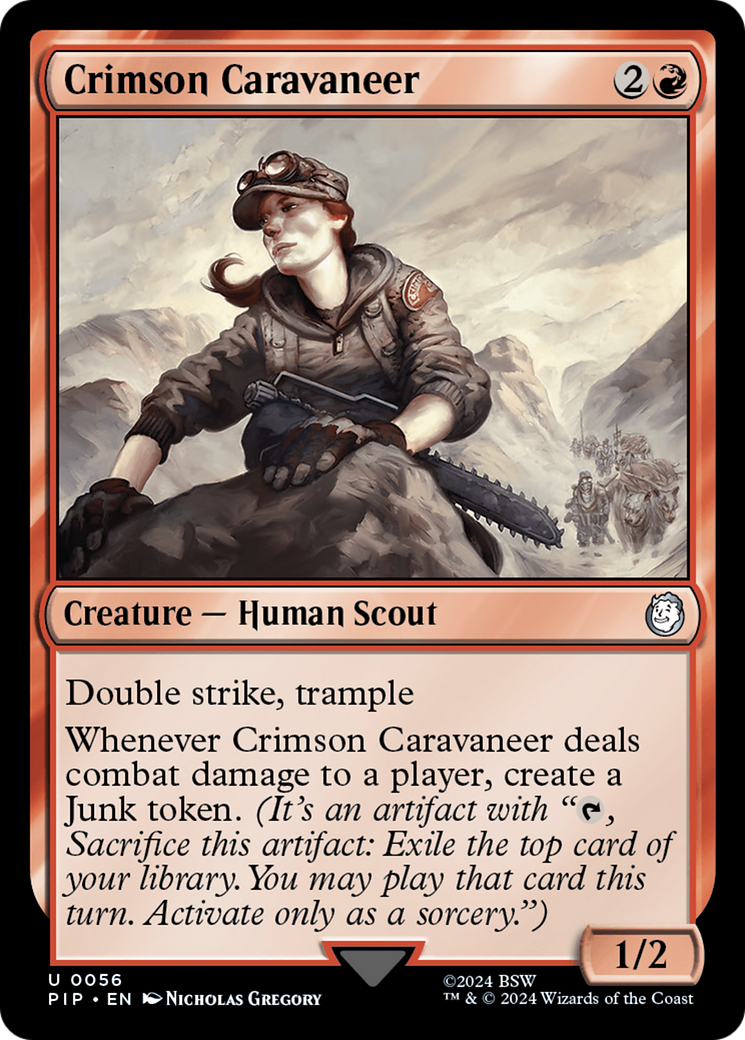 Crimson Caravaneer (PIP-056) - Fallout Foil